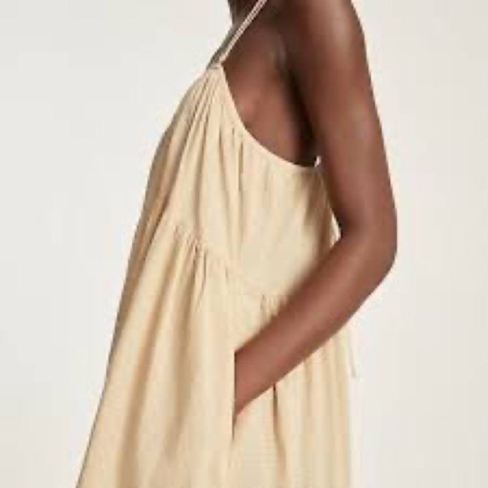 Everlane Cream Maxi Dress - Picture 2 of 7